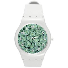 Realflowers Round Plastic Sport Watch (m) by Sparkle