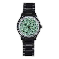 Realflowers Stainless Steel Round Watch by Sparkle