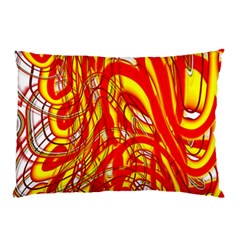 Fire On The Sun Pillow Case by ScottFreeArt