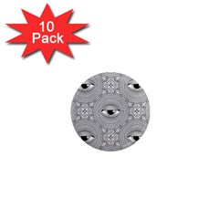 Eye Pattern 1  Mini Magnet (10 Pack)  by designsbymallika