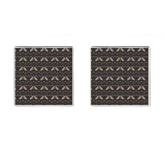 Moth Pattern Cufflinks (square) by GretaBerlin