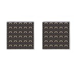 Moth pattern Cufflinks (Square) Front(Pair)