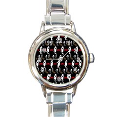 Halloween Round Italian Charm Watch by Sparkle