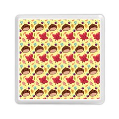 Cute Leaf Pattern Memory Card Reader (square) by designsbymallika