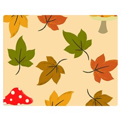 Autumn Leaves Double Sided Flano Blanket (medium)  by DithersDesigns