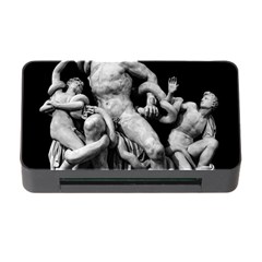 Laocoon Sculpture Over Black Memory Card Reader With Cf by dflcprintsclothing