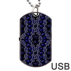 Mandala Cage Dog Tag Usb Flash (two Sides) by MRNStudios