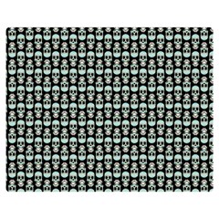 Skull Pattern Double Sided Flano Blanket (medium)  by Sparkle