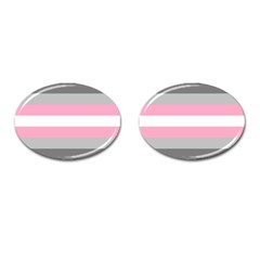 Demigirl Pride Flag Lgbtq Cufflinks (oval) by lgbtnation