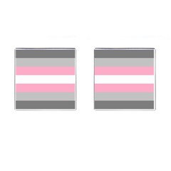 Demigirl Pride Flag Lgbtq Cufflinks (square) by lgbtnation