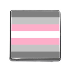 Demigirl Pride Flag Lgbtq Memory Card Reader (square 5 Slot) by lgbtnation