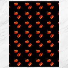 Kawaii Pumpkin Black Canvas 36  X 48  by vintage2030