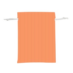Atomic Tangerine & Black - Lightweight Drawstring Pouch (l) by FashionLane