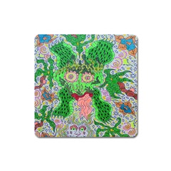 Supersonicfrog Square Magnet by chellerayartisans