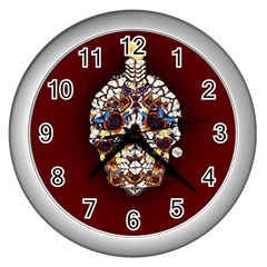 Carnival Of Souls - Solo - By Larenard Wall Clock (silver) by LaRenard