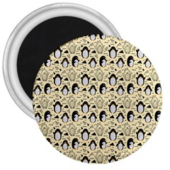 Cute Penguin Love 3  Magnets by designsbymallika