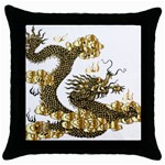 Dragon Animals Monster Throw Pillow Case (Black) Front