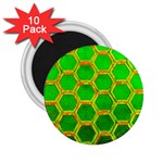 Hexagon Windows 2.25  Magnets (10 pack)  Front