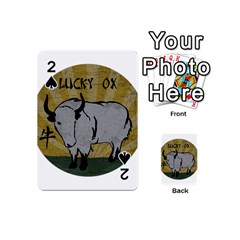 Chinese New Year ¨c Year Of The Ox Playing Cards 54 Designs (mini) by Valentinaart