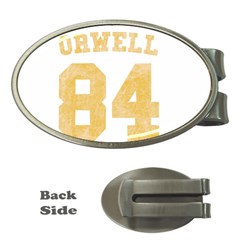 Orwell 84 Money Clips (oval)  by Valentinaart