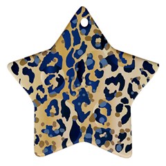 Leopard Skin  Ornament (star) by Sobalvarro