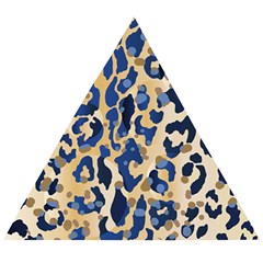 Leopard Skin  Wooden Puzzle Triangle by Sobalvarro