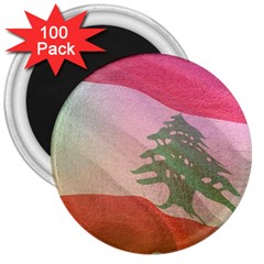 Lebanon 3  Magnets (100 Pack) by AwesomeFlags