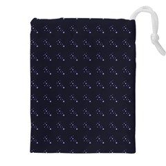 Black Stars Drawstring Pouch (5xl) by Sparkle