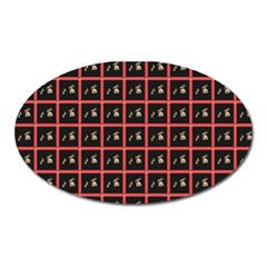 Grill Blocks Oval Magnet by Sparkle