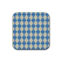 Pattern Texture Chevron Rubber Coaster (square)  by Dutashop