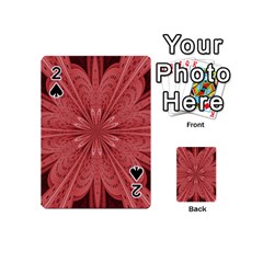 Background Floral Pattern Playing Cards 54 Designs (mini) by Dutashop