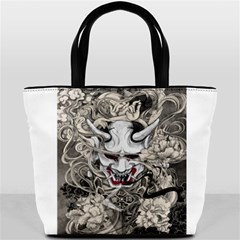 Samurai Oni Mask Bucket Bag by Saga96