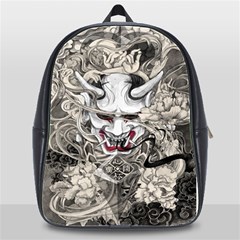 Samurai Oni Mask School Bag (xl) by Saga96