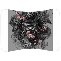 Samurai Oni Mask Velour Seat Head Rest Cushion by Saga96