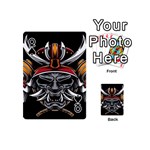 Samurai Oni Mask Playing Cards 54 Designs (Mini) Front - SpadeQ