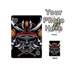 Samurai Oni Mask Playing Cards 54 Designs (Mini) Front - Spade10