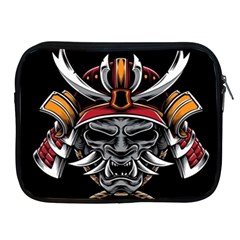 Samurai Oni Mask Apple Ipad 2/3/4 Zipper Cases by Saga96