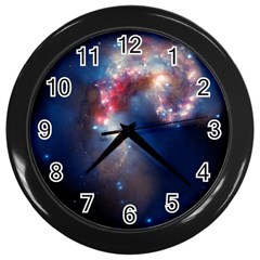 Galaxy Wall Clock (black) by ExtraAwesomeSauce