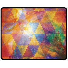 Space Design Fleece Blanket (medium)  by ExtraGoodSauce