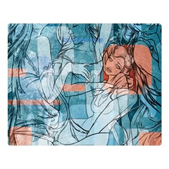 Retro Girls Double Sided Flano Blanket (large)  by ExtraAwesomeSauce