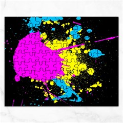 Splatter Splatter Rectangular Jigsaw Puzzl by ExtraAwesomeSauce