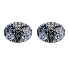 Kraken Cufflinks (oval) by ExtraAwesomeSauce