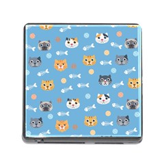 Cute Cat Pattern Memory Card Reader (square 5 Slot) by ExtraGoodSauce