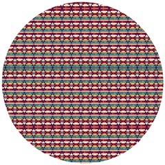 Native American Pattern Wooden Puzzle Round by ExtraAwesomeSauce