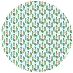 Summer Pattern Wooden Puzzle Round by ExtraAwesomeSauce