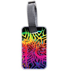 Abstract Jungle Luggage Tag (two Sides) by icarusismartdesigns