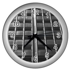 Urban Environment Wall Clock (silver) by ExtraAwesomeSauce