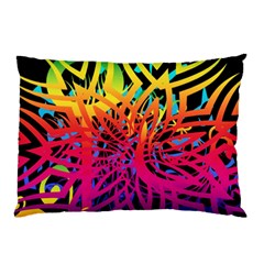 Abstract Jungle Pillow Case (two Sides) by icarusismartdesigns