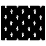 Vampire Hand Motif Graphic Print Pattern 2 Double Sided Flano Blanket (Medium)  60 x50  Blanket Back