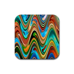 Icecreams2 Rubber Coaster (square)  by PollyParadise